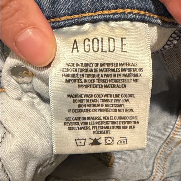 Women's Agolde Distressed Ripped Sophie Skinny Jeans A003-B-843 - Picture 4 of 5